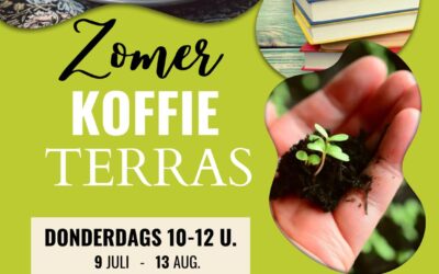Zomer koffieterras